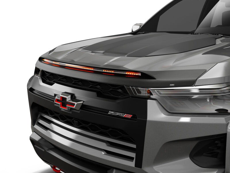 Chevrolet Colorado Hood Deflector - Husky Liners - Aeroskin Lightshield PRO - Matte Black - `23-`26
